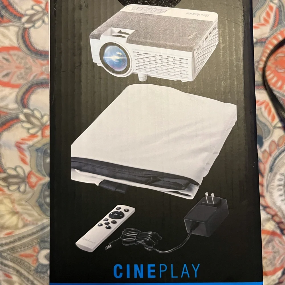Projection monitor with screen